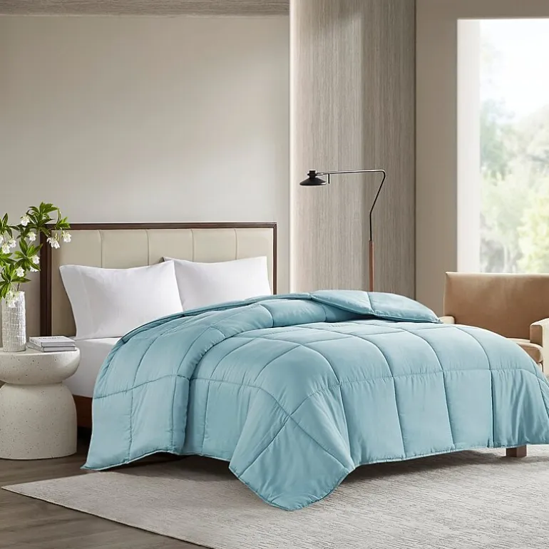 Madison Park Wingate 300 Thread Count Cotton Percale Luxury Down Alternative Comforter