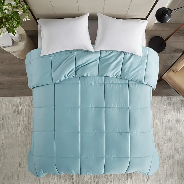 Madison Park Wingate 300 Thread Count Cotton Percale Luxury Down Alternative Comforter