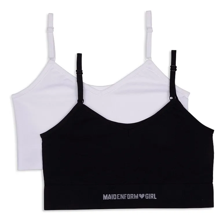 Maidenform Big Kid Girls Seamless Multi-Pack 2-pc. Bralette Rj4324-As1