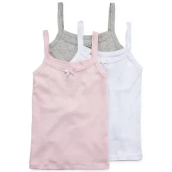 Maidenform Girls Round Neck Sleeveless 3 Pack Camisole