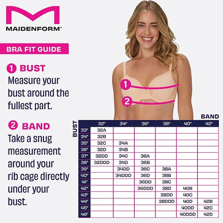 Maidenform® One Fab Fit Full-Coverage Racerback Front Closure Underwire Bra 07112