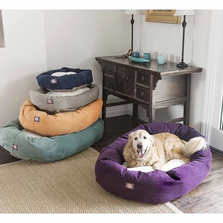 Majestic Pet Villa Collection Sherpa Bagel Pet Bed