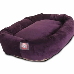 Majestic Pet Villa Collection Micro-Velvet Bagel Pet Bed
