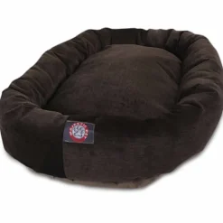 Majestic Pet Villa Collection Micro-Velvet Bagel Pet Bed