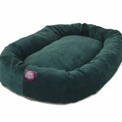 Majestic Pet Villa Collection Micro-Velvet Bagel Pet Bed