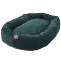 Majestic Pet Villa Collection Micro-Velvet Bagel Pet Bed