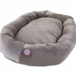 Majestic Pet Villa Collection Micro-Velvet Bagel Pet Bed
