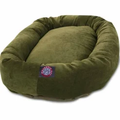 Majestic Pet Villa Collection Micro-Velvet Bagel Pet Bed