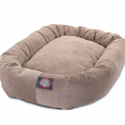 Majestic Pet Villa Collection Micro-Velvet Bagel Pet Bed