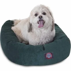 Majestic Pet Villa Collection Micro-Velvet Bagel Pet Bed