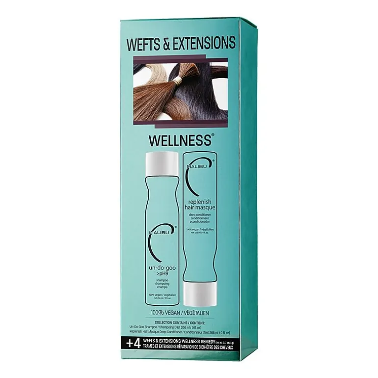 Malibu C Wefts And Extensions Wellness Collection 6-pc. Value Set 19 oz.
