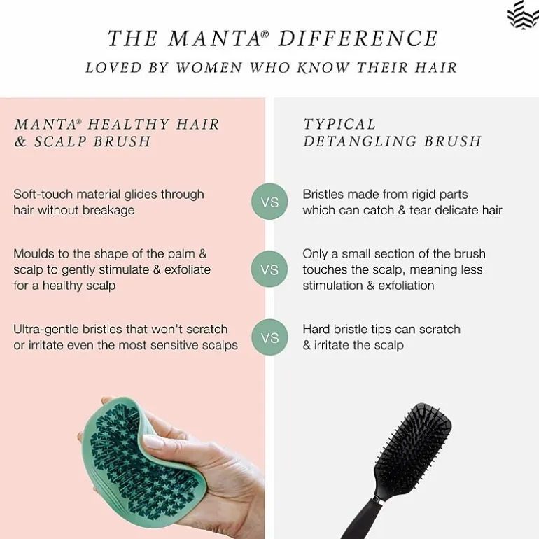 MANTA® Original Hair Brush