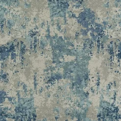 Maples Abstract Stone Rectangular Indoor Runner