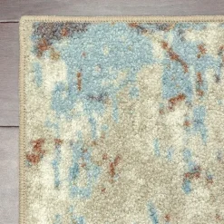 Maples Abstract Stone Rectangular Indoor Runner