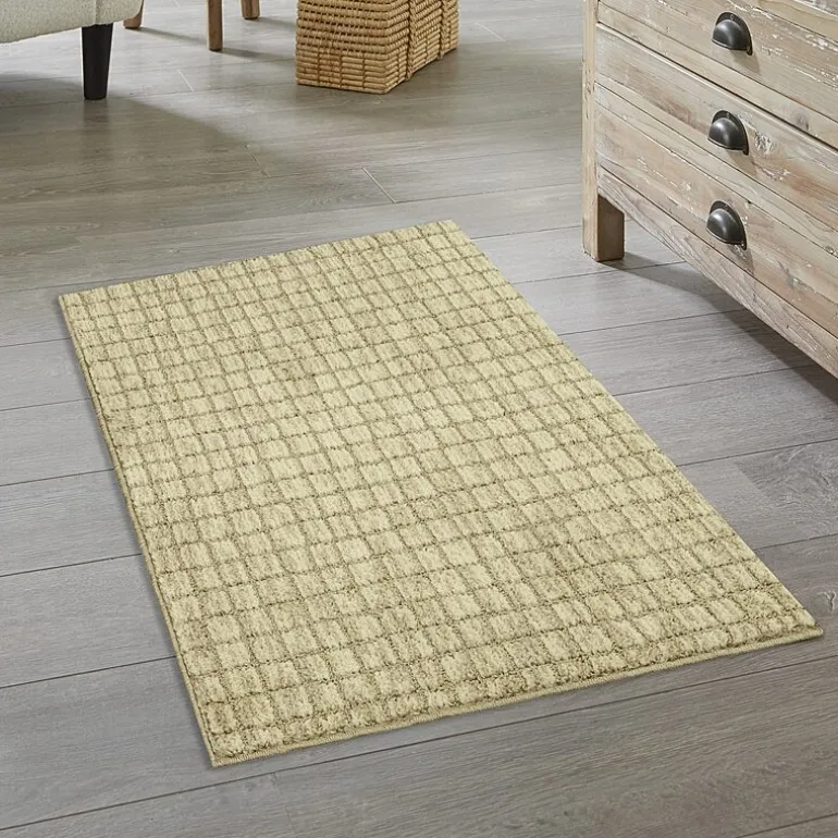 Maples Grid Indoor Rectangular Accent Rug