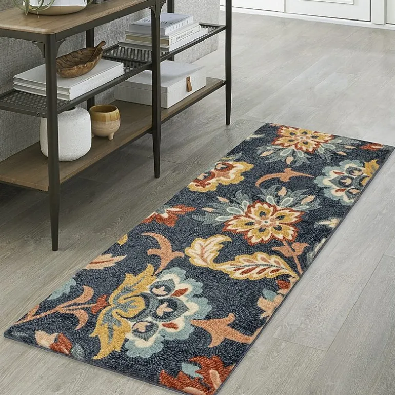 Maples Jacobean Floral Indoor Rectangular Runner