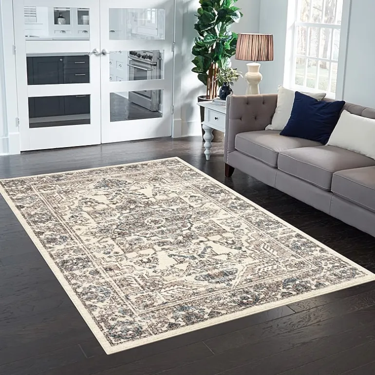 Maples Persian Distressed Indoor Rectangular Area Rug