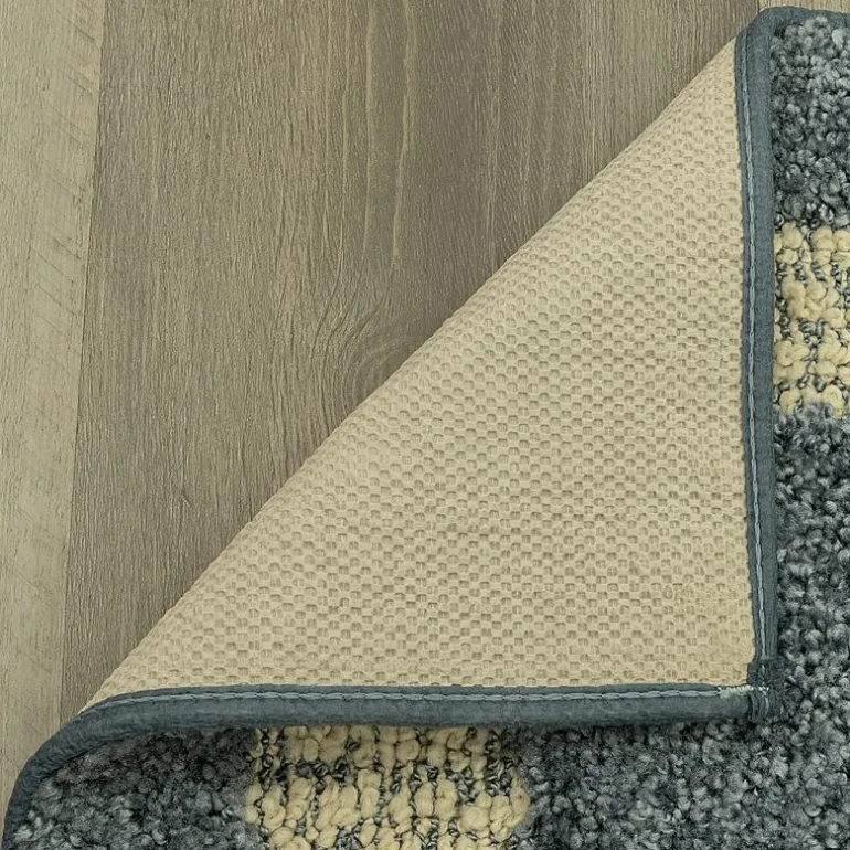 Maples Solid Cut and Loop Indoor Rectangular Accent Rug