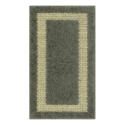 Maples Solid Cut and Loop Indoor Rectangular Accent Rug