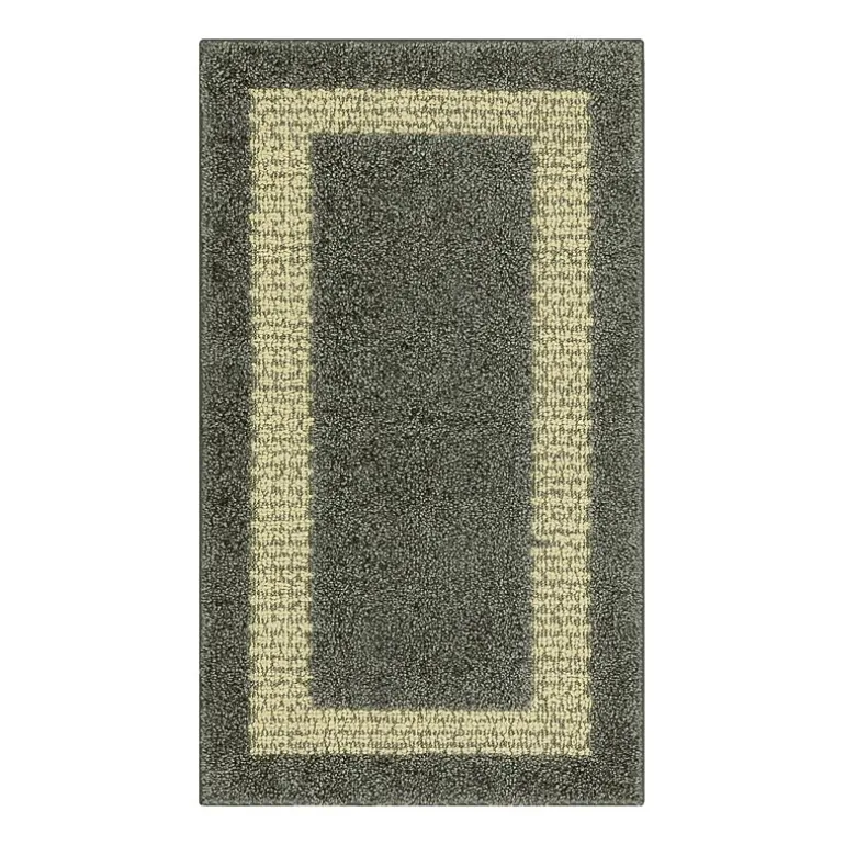 Maples Solid Cut and Loop Indoor Rectangular Accent Rug