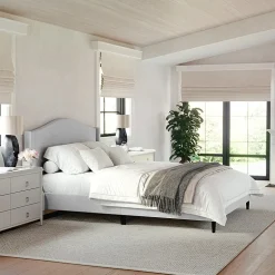 Martha Stewart Amelia Upholstered Platform Bed