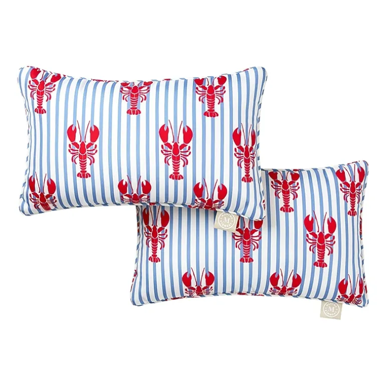 Martha Stewart Americana Lobster 2-pc. Rectangular Throw Pillow