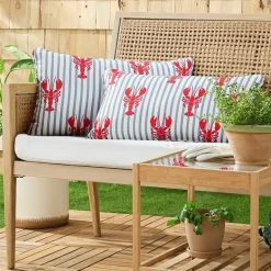 Martha Stewart Americana Lobster 2-pc. Rectangular Throw Pillow