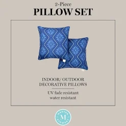 Martha Stewart Becca 2-pc. Rectangular Throw Pillow