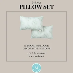 Martha Stewart Becca 2-pc. Rectangular Throw Pillow