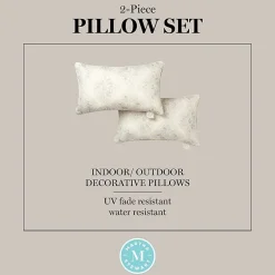 Martha Stewart Becca 2-pc. Rectangular Throw Pillow