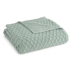 Martha Stewart Bonnie Knit Lightweight Throw
