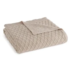 Martha Stewart Bonnie Knit Lightweight Throw