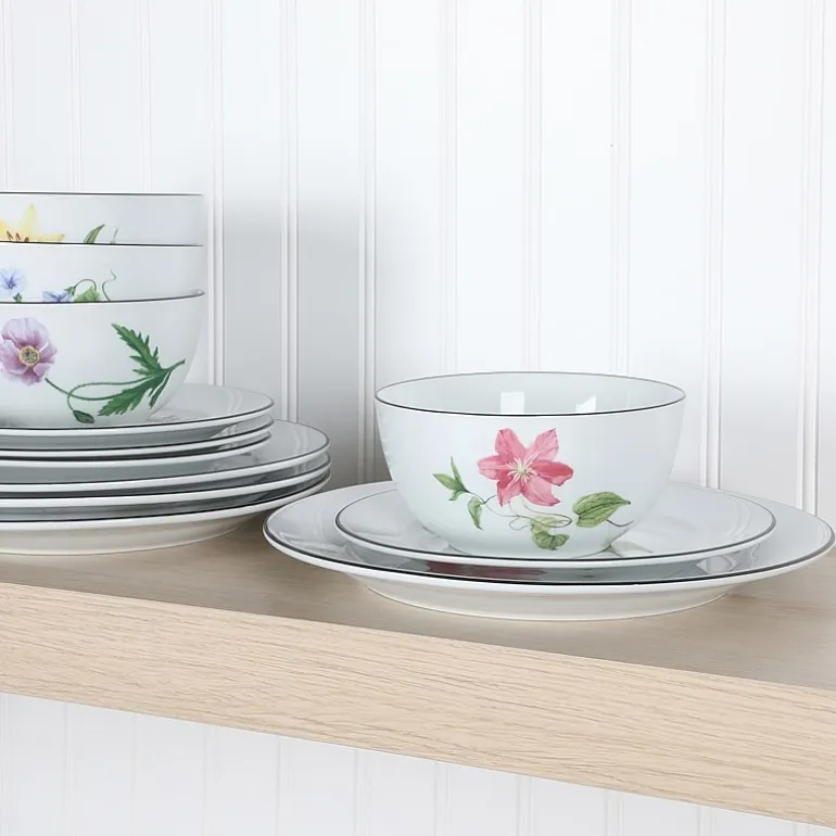 Martha Stewart Botanical Garden 12-pc. Ceramic Dinnerware Set