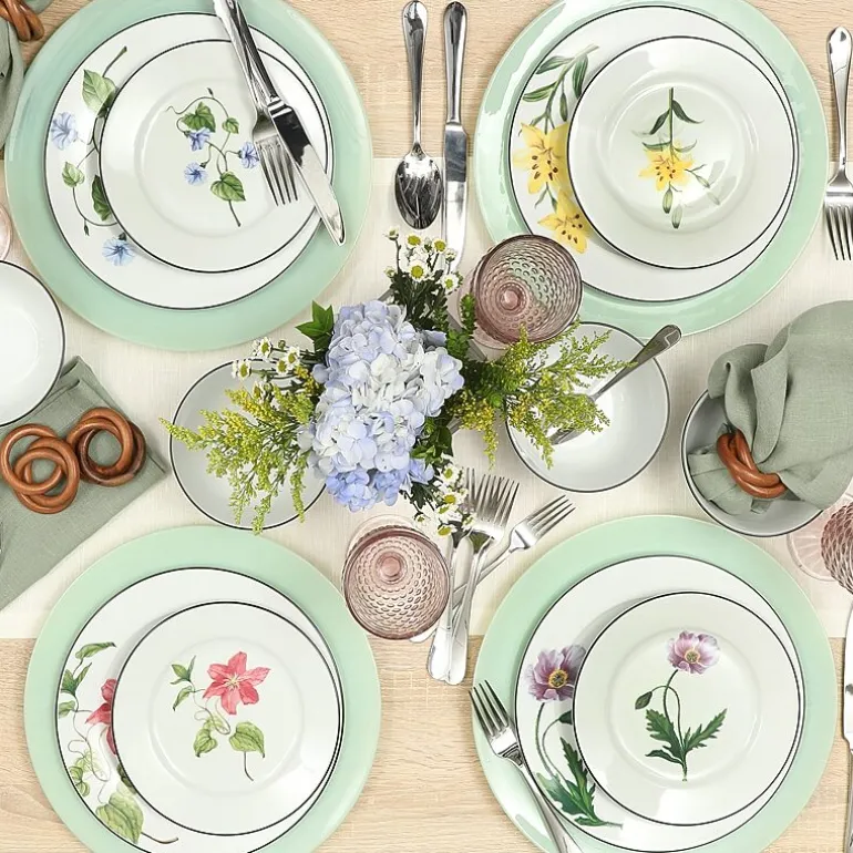 Martha Stewart Botanical Garden 12-pc. Ceramic Dinnerware Set