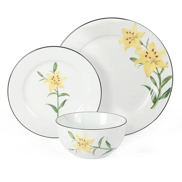Martha Stewart Botanical Garden 12-pc. Ceramic Dinnerware Set