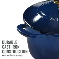 Martha Stewart Cast Iron 7-qt. Dutch Oven
