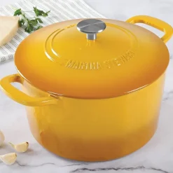 Martha Stewart Cast Iron 7-qt. Dutch Oven