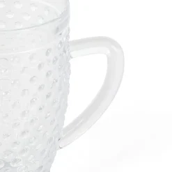 Martha Stewart Chauncey Hobnail Glass Serving Pitcher