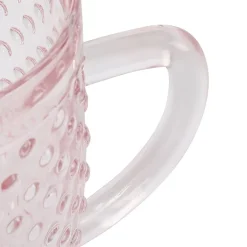 Martha Stewart Chauncey Hobnail Glass Serving Pitcher