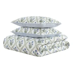 Martha Stewart Chloe Easy Care Quilt Set