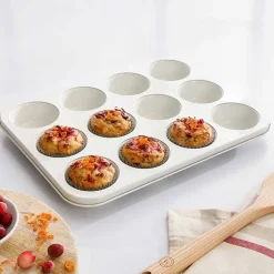Martha Stewart Color Bake 12-cup Non-Stick Muffin Pan