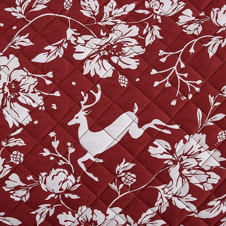 Martha Stewart Dancing Deer Easy Care Quilt Set