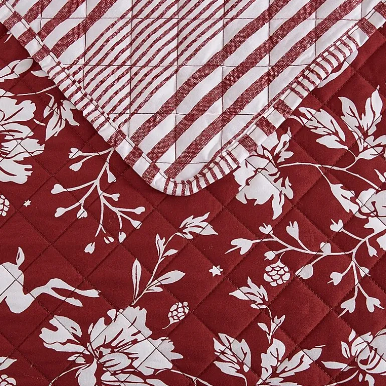 Martha Stewart Dancing Deer Easy Care Quilt Set