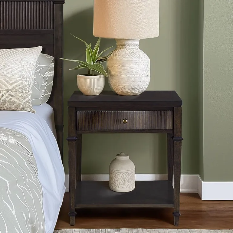 Martha Stewart 1-Drawer Nightstand