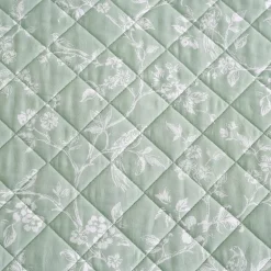 Martha Stewart French Bird Floral Easy Care Quilt Set