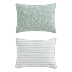 Martha Stewart French Bird Floral Easy Care Quilt Set