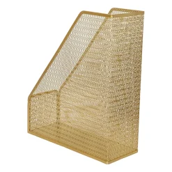 Martha Stewart Gold Mesh Single File Holder