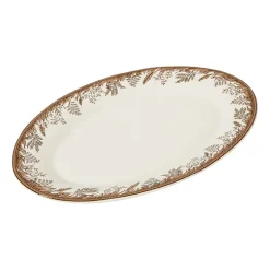 Martha Stewart Harvest 16 inch Ceramic Oval Serving Platter