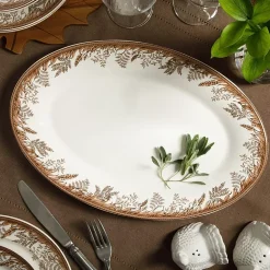 Martha Stewart Harvest 16 inch Ceramic Oval Serving Platter