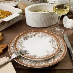 Martha Stewart Harvest 4-pc. Ceramic Salad Plate
